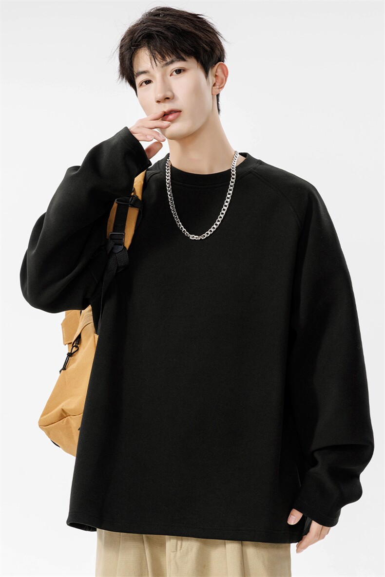 秋冬圆领德绒卫衣男有加绒WY970-P30,男装卫衣,星座210-1