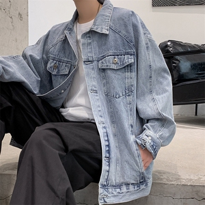 欧美街头复古牛仔外套ins潮牌宽松韩版百搭休闲衣服 W1340-P59图片