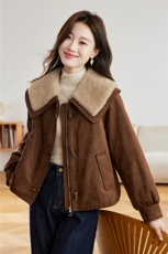 现货！2025冬季新款夹棉加厚棉衣棉服，女装棉衣/棉服，慕咨