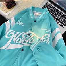 棒球服男春秋季新款宽松夹克港风潮流撞色飞行员外套EE001-P32，男装夹克，星座911-3