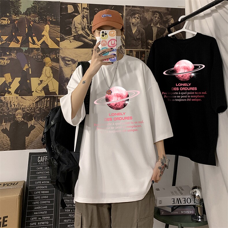 Q11184-P30春夏季七分袖t恤男大码五分袖男短袖中袖,男装T恤,电商A040