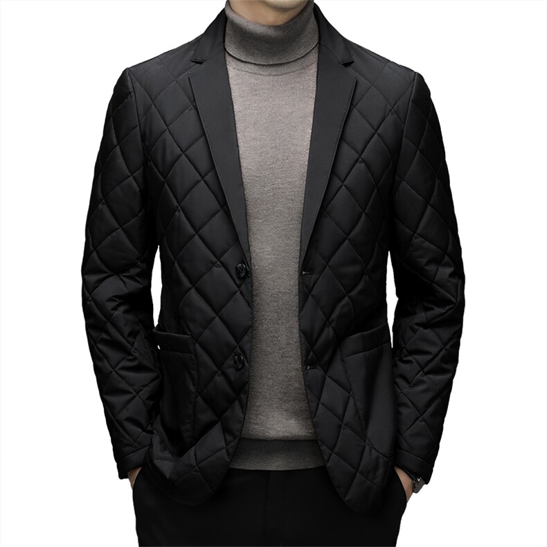 CSMF20236钱塘2020-2中年男士商务休闲简约冬季厚款西服P165,男装西服,钱塘207-2