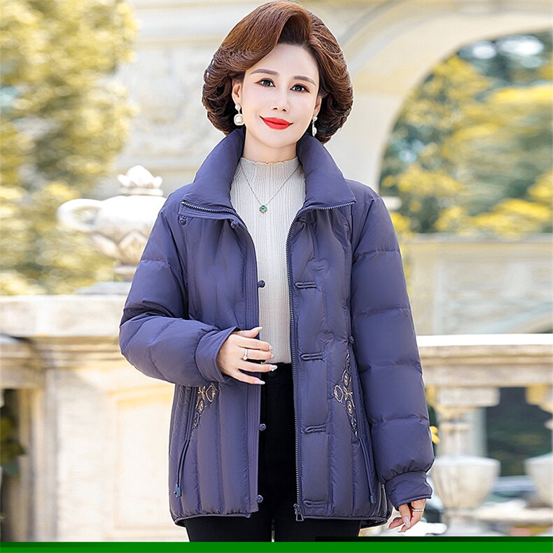妈妈冬季羽绒服女加厚短款小个子中老年人奶奶保暖外套冬,男装羽绒服,电商B212（原钱塘6029）