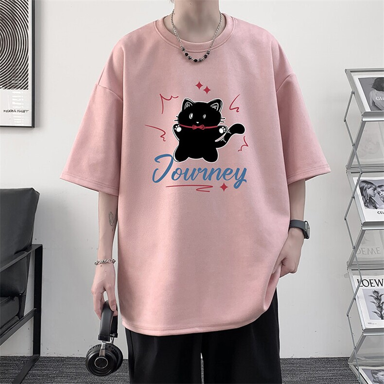 麂皮绒短袖t恤男大码半袖男JD82412-P25,男装T恤,电商A040