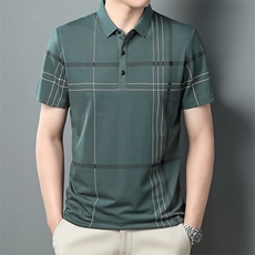 BGW31133男式2023夏季新款T恤衫男短袖翻领休闲polo体恤P53，男装T恤，电商B360