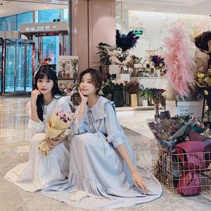 现货，主推款淑女裙娃娃领连衣裙8306-850图片