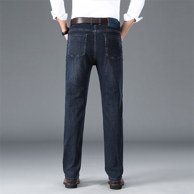 Z3239钱塘2020-2秋季薄款中年男士商务休闲简约牛仔裤货稳P67,男装牛仔裤,钱塘207-2