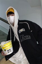 EQ92工装外套男毛巾绣夜光条潮流夹克2024新款秋装P113，男装夹克，电商C306-1