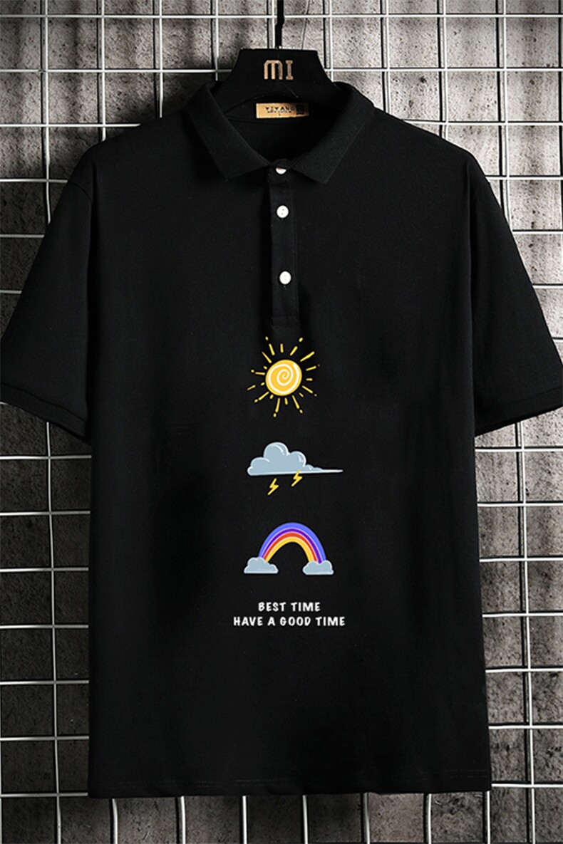 PL57141-P35翻领短袖polo衫男大码胖子半袖t恤男有领保罗衫,男装Polo衫,电商A040A