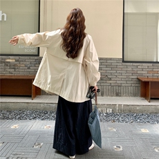 松弛感休闲减龄风衣外套女秋季2025新款显瘦巨好看大衣爆款高级感，女装风衣，2C290
