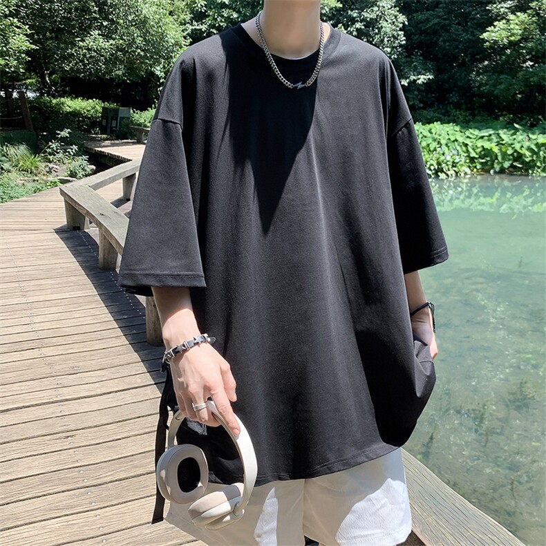 C343P322024新款设计感小众t恤短袖男夏季潮牌百搭宽松上衣,男装T恤,星座512-6