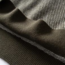 2025秋冬百搭时尚简约半拉链斜纹针织衫，男装羊绒套衫，致织羊绒