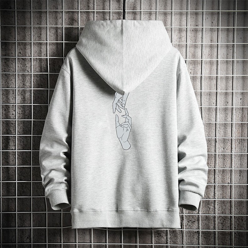 KS21147-P38连帽开衫卫衣男运动外套大码班服网格挂拍,男装卫衣,电商A040A