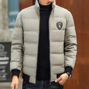 男装冬季新款男士御寒羽绒服中年宽松免烫爸爸装上衣加厚保暖外套图片