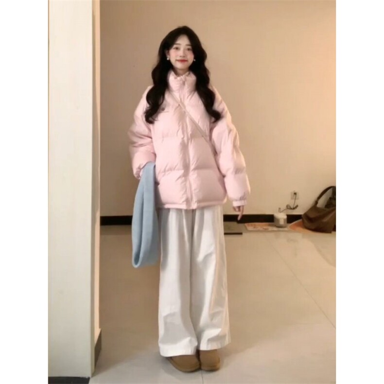 1506-1/M78031/P82温柔风粉色立领保暖棉服外套,男装棉衣,星座1506-1