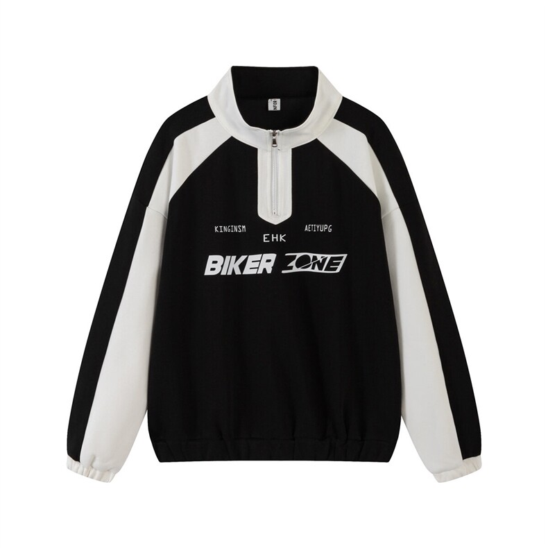 特P48控88白底无影墙外套50棉POLO衫休闲宽松卫衣WP2419，男装卫衣，电商B370