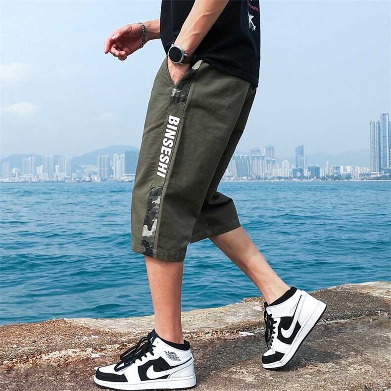 工装短裤男夏季2021新款韩版宽松七分休闲裤DS-C305A-Q,男装休闲裤,电商C305A