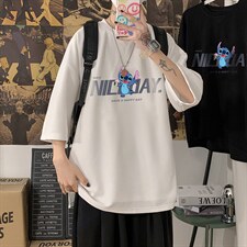 Q11173-P30春夏季七分袖t恤男大码五分袖男短袖中袖，男装T恤，电商A040