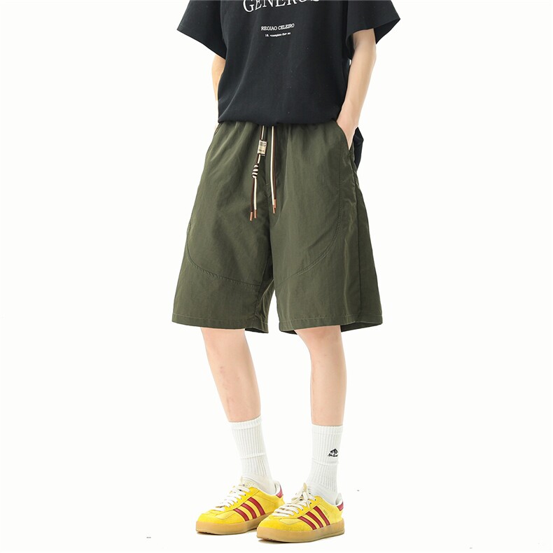 夏季冰丝速干透气薄款五分短裤DK062无影墙锦纶(S-2XL)TP25,男装休闲裤,电商A088