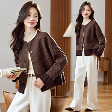 2025年冬季现货羊毛大衣新款经典复古短款双面呢外套，女装双面呢大衣，臻衣坊