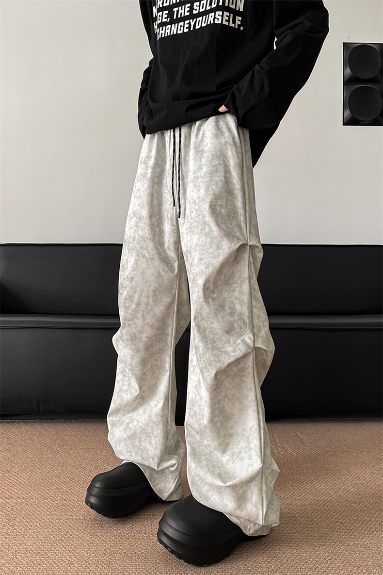 现货ZK7966-特批35控68春夏扎染工艺速干大码男女休闲裤,男装休闲裤,电商A059
