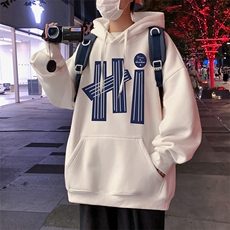 CM118新品重磅纯棉纯连帽卫衣秋冬外套卡通印花帽衫，女装短外套，星座304A-1