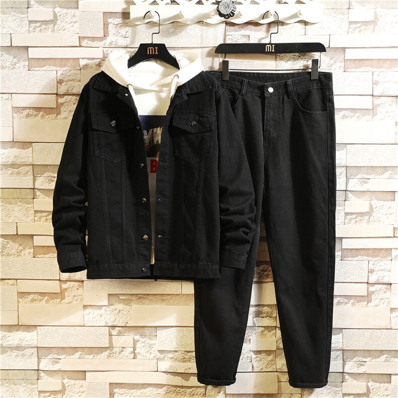 T609&700-p93限价128-牛仔情侣套装男大码夹克牛仔外套男士女士，男装工装外套，星座103A