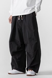 夏季 大码日系港风休闲裤美式工装裤哈伦阔腿裤男女轻薄 K279/P65图片