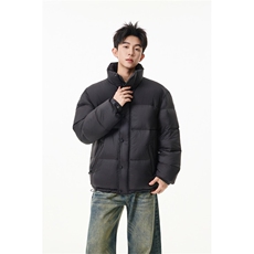 90%绒新标有报告立领撞色韩版宽松羽绒服外套Y988/P350现货，男装羽绒服，星座202
