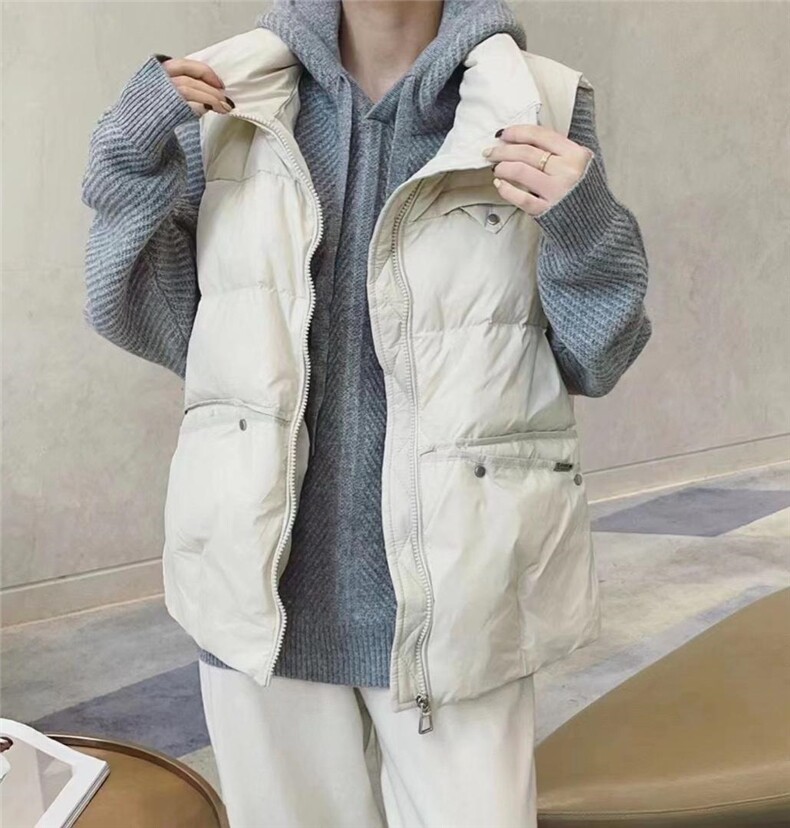 无袖马甲，女装马甲，兜火