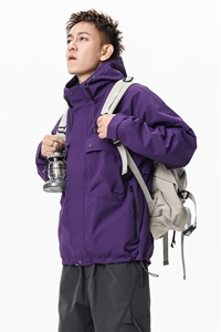 机能外套男2025年秋季新款徒步登山防风防水夹克外套Q5576-P75图片