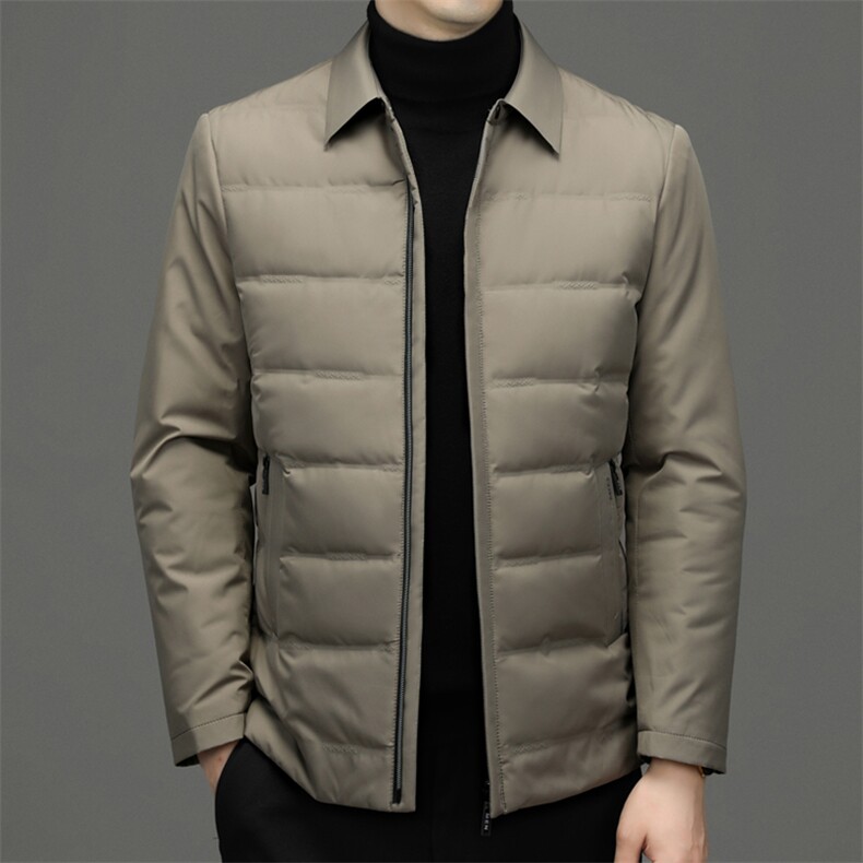 冬季男士翻领羽绒服中年商务休闲白鸭绒保暖外套YYYR2209-P190,男装羽绒服,星座1105-3