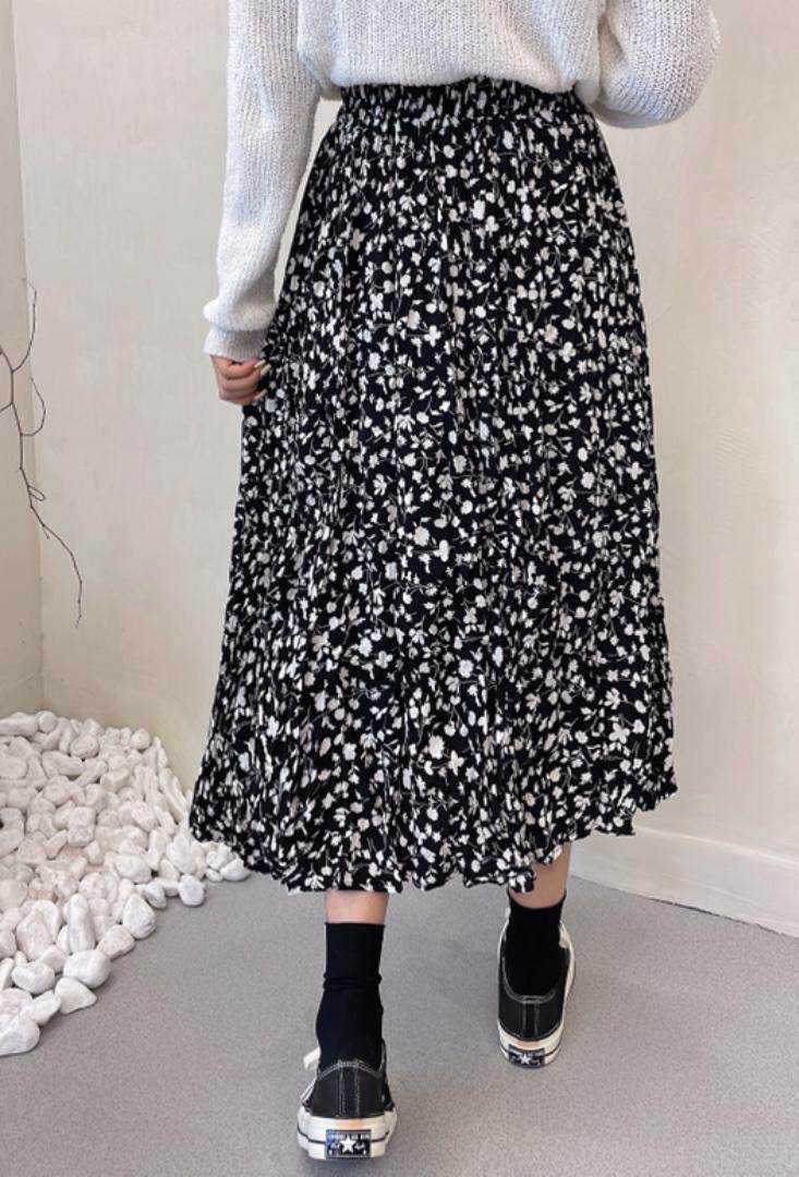 2022秋季新款碎花半裙，女装半身裙，曼希野