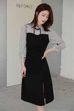 【现货】一袭旗袍连衣裙,优雅又复古,尽显东方韵味，女装汉服/婚纱/旗袍/礼服，依芙恩(5F)