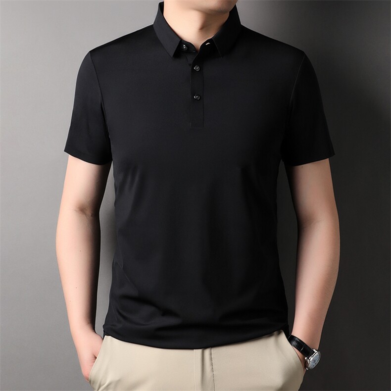 BSS451男士2023年夏季新款百搭T恤男短袖商务休闲体恤男装P44,男装T恤,电商B360