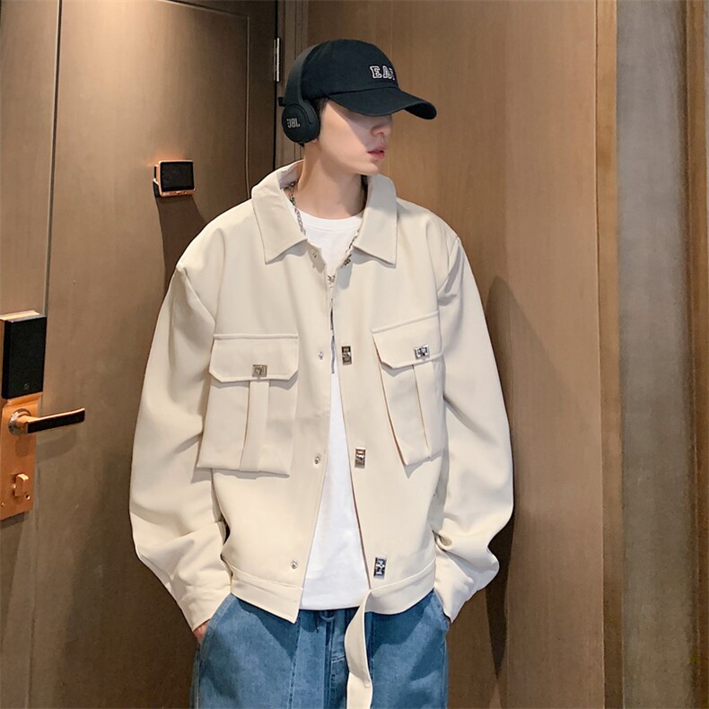 设计感潮牌休闲外套简约上衣2023春秋季韩版宽松夹克W5264-P73,男装夹克,星座512-2