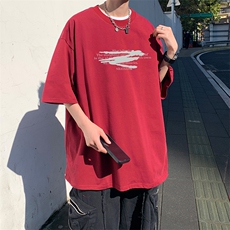 酒红色