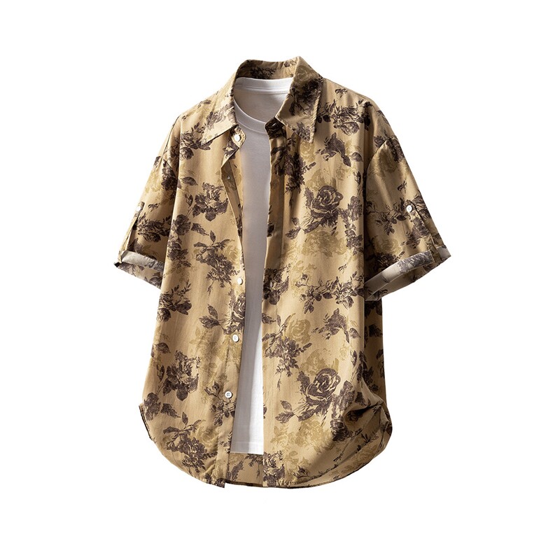 月季花套装TZ77803特P45衬衫DCS77804特P27DK77805特P18套装控88，男装衬衫，星座227-7