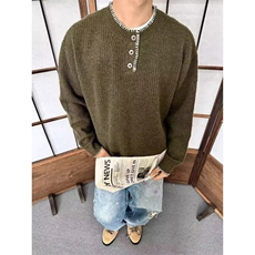 【有货】DM2372-P60设计感毛衣百搭慵懒风手工缝线针织衫秋冬，男装针织衫/毛衣，星座603-2