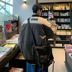 春秋季外套男韩版潮流宽松百搭休闲学生机能工装夹克JK09210-P60，男装夹克，星座308B-1