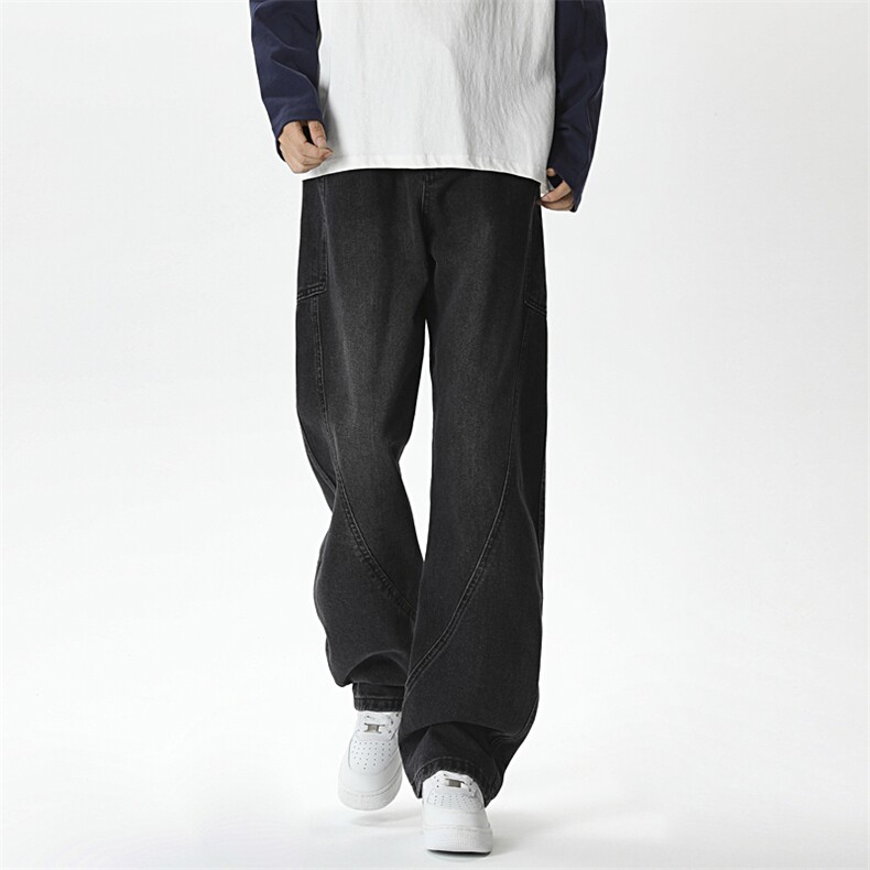 现货~~美式高街小众休闲牛仔裤男2BK525-P65，男装牛仔裤，星座515