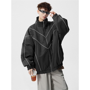 可二开机能防寒服M-5XL大码涤纶棉服男无影墙78176P138控198图片