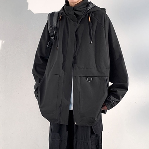刘亦菲同款现货工装夹克宽松户外冲锋衣男外套DSA157B-JK7850-P75图片