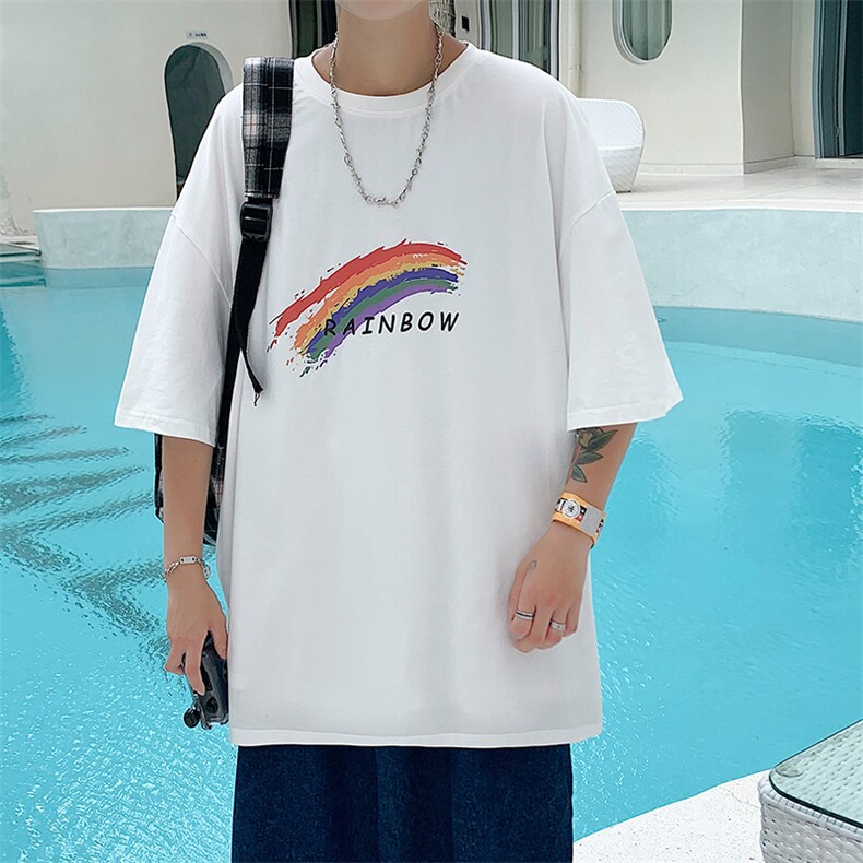 DX17064-P20纯棉短袖t恤男大码半袖打底衫宽松体恤衫港风,男装T恤,电商A040