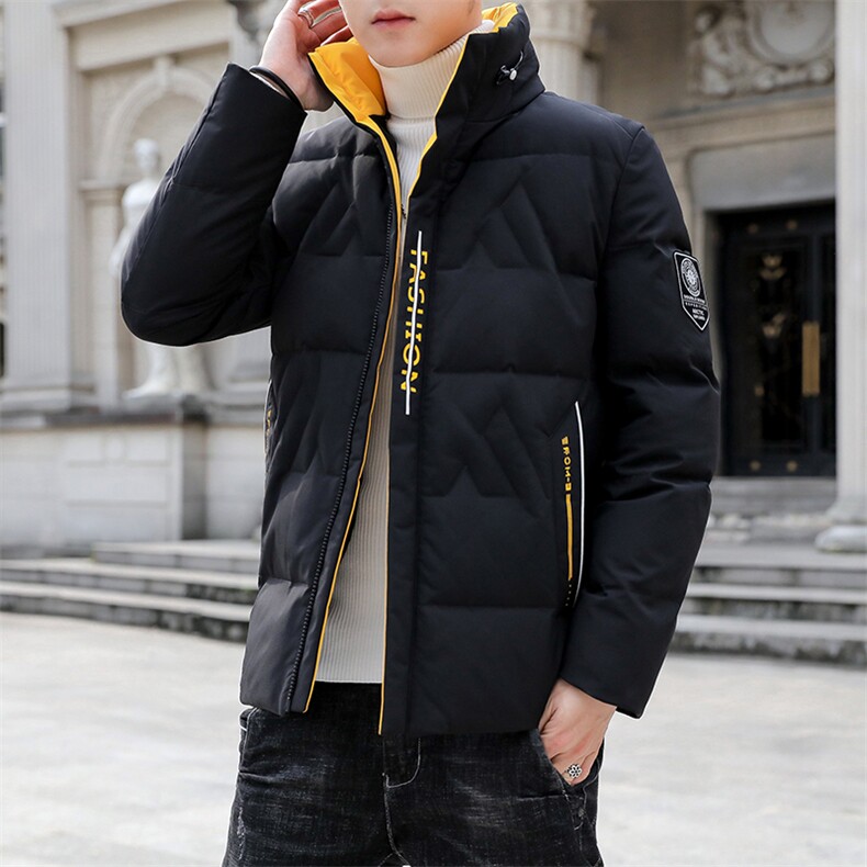 2020冬季韩版立领棉衣男潮流刺绣休闲青年短款棉服8887,男装棉衣,A067