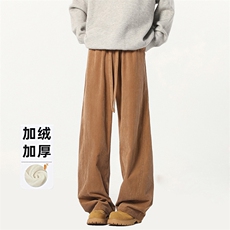 B258-K2581-P45控68加绒55控78灯芯绒弯刀裤65%棉35%聚酯纤维，男装休闲裤，电商B258