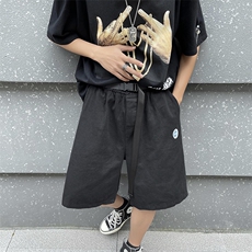 夏季街头日系短裤男潮牌宽松五分裤潮流韩版休闲沙滩中裤D908-P30，男装休闲裤，星座1008-1