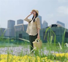 纯苎连衣裙小衫裤子裙子衬衣 时尚风 风淑女风休闲风，女装连衣裙，川哲