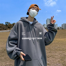 抖音得物供货可提供视频秋冬重磅美式宽松连帽卫衣DL2325，男装卫衣，电商A486