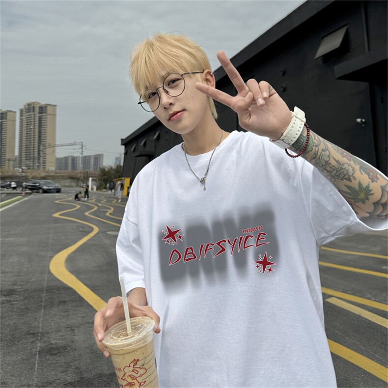 220G夏季新款纯棉圆领短袖T恤DT446-特P19控38,男装T恤,电商B370
